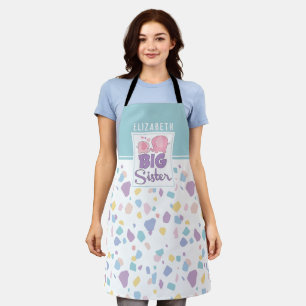 Tablier Pastel Color Big Sister Elephant Colorant Motif