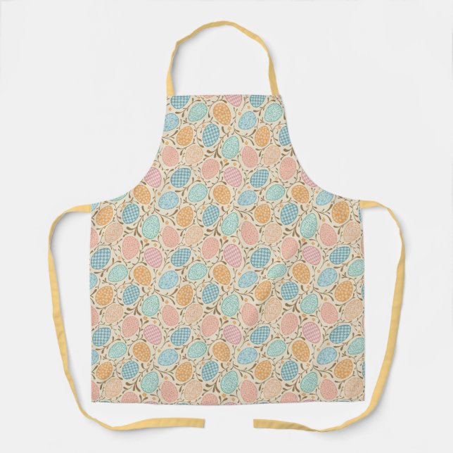 Tablier Pastel Easter Egg Motif (Recto)