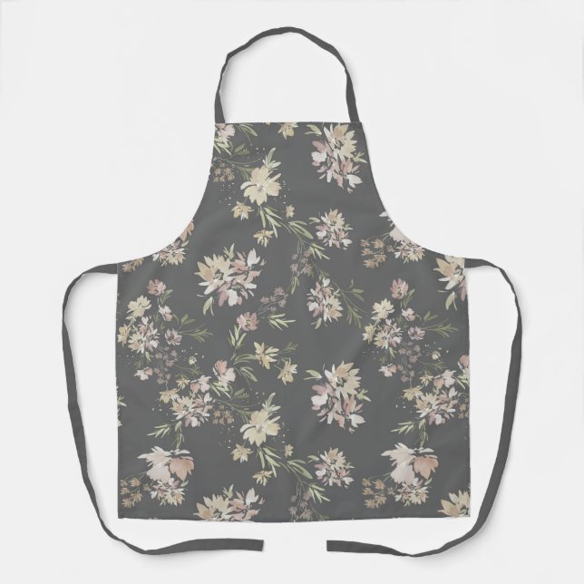 Tablier Pastel Florals All-Over Print Apron (Recto)