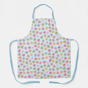 Tablier Pastel Heart Candy Valentine Apron