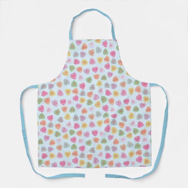 Tablier Pastel Heart Candy Valentine Apron (Recto)