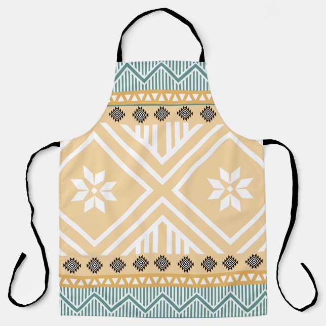 Tablier Pastel Native Fabric Motif sans couture, Thai Nati (Recto)