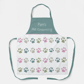 Tablier Pastel Pet Paws Apron personnalisé