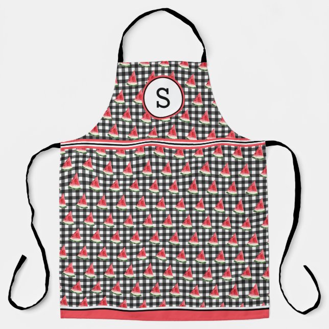 Tablier Pastèque Monogrammée (Recto)