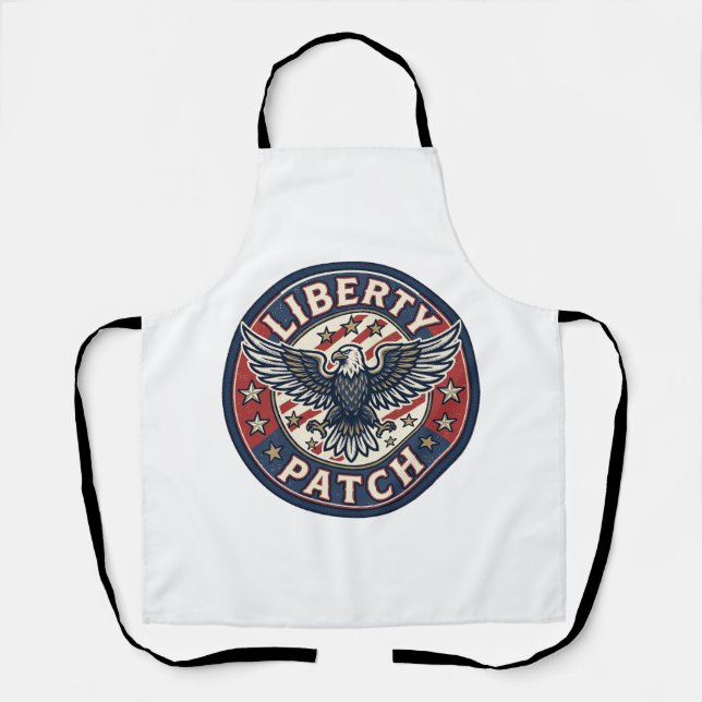 Tablier Patch de liberté patriotique Broderie (Recto)