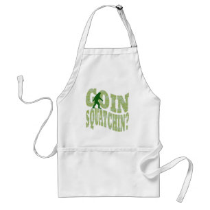 Tablier Patchine ? texte & camo vert