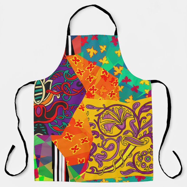 Tablier Patchwork indien turc festier Mandala (Recto)