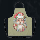 Tablier Patchwork Santa Claus Christmas Retro<br><div class="desc">Patchwork Santa Claus Christmas Retro</div>