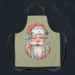 Tablier Patchwork Santa Claus Christmas Retro<br><div class="desc">Patchwork Santa Claus Christmas Retro</div>