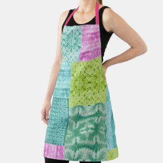 Tablier Patchwork Shibori