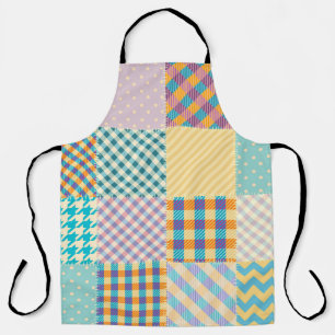 Tablier Patchwork vintage : Arrière - plan sans couture te