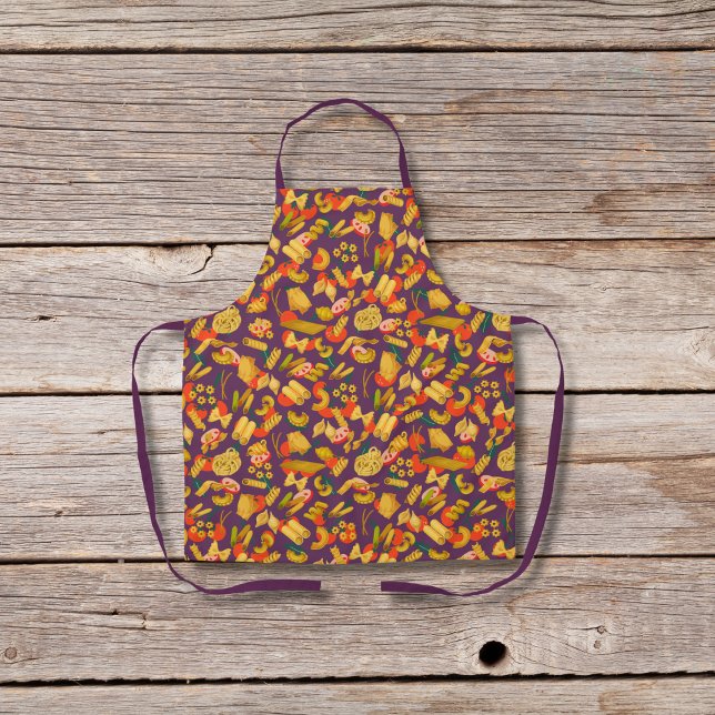 Tablier Pâtes et légumes violets (Créateur téléchargé)