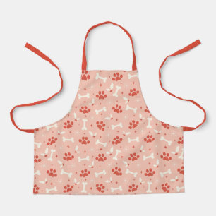 Tablier Pâtes et os de Noël Motif