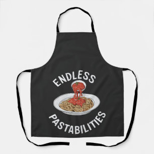 Tablier Pâtes infinies Amusant Pasta Spaghetti Lover