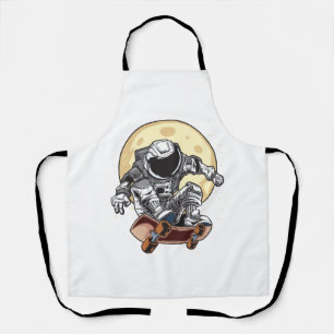 Tablier Patin Astronaute