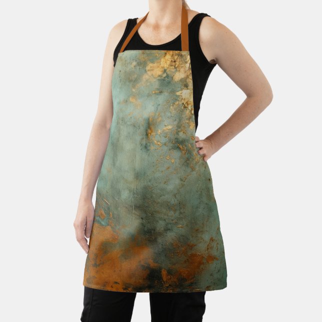 Tablier Patina de cuivre métallique rustique (Insitu)