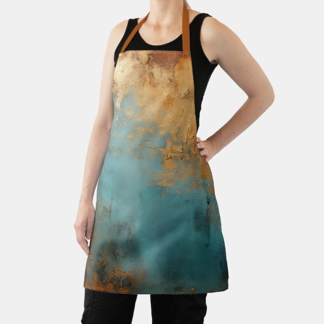 Tablier Patina de cuivre métallique rustique (Insitu)