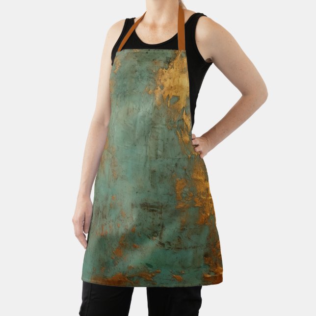 Tablier Patina de cuivre métallique rustique (Insitu)