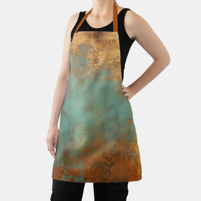 Tablier Patina de cuivre métallique rustique (Insitu)