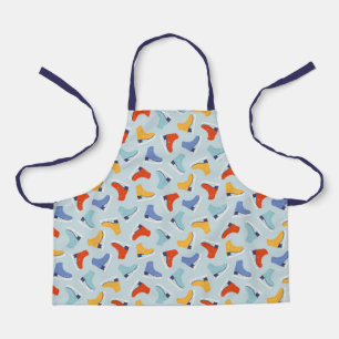 Tablier Patinage de glace coloré Motif d'hiver
