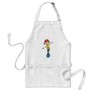 Tablier Patineur Stick Figure