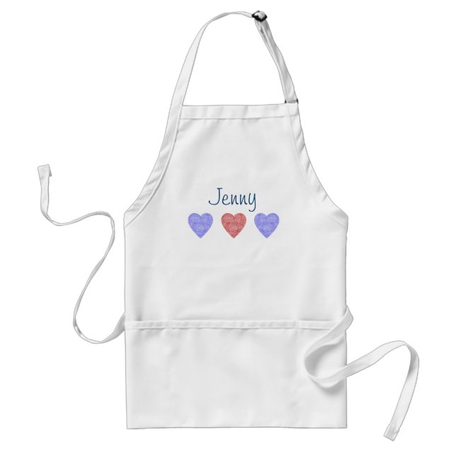Tablier Patriot Hearts Personalized Apron (Devant)