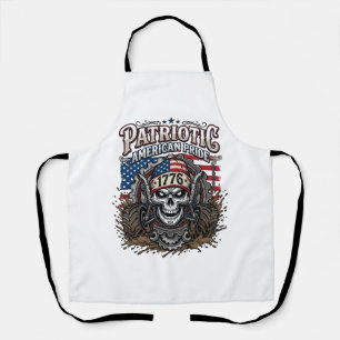 Tablier Patriotique 1776 Hors Route Crâne Monster Truck Lo