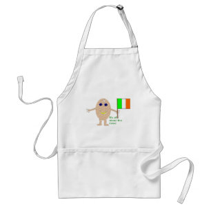 Tablier Patriotique Irish Egg Funny Cuisine Apron