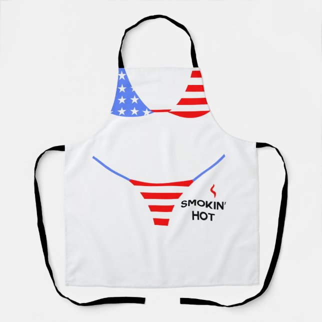 Tablier Patriotique Torride – Rouge, Blanc & Bleu (Recto)