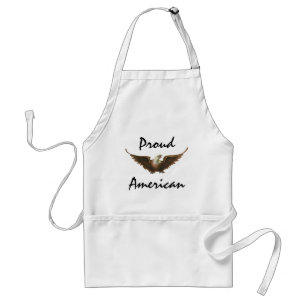 Tablier Patriotisme Vintage Aigle américain à tête blanche
