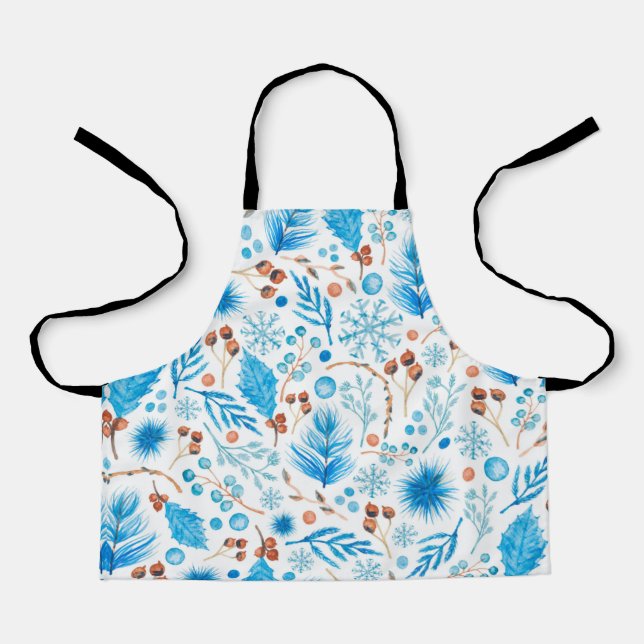 Tablier Patterns bleus (Recto)