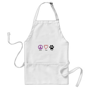 Tablier Pattes d'amour de paix