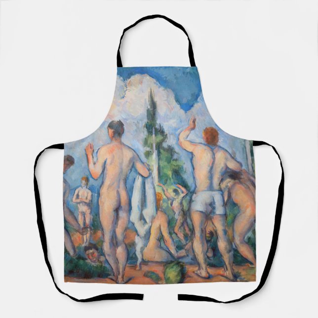 Tablier Paul Cezanne - Baigneurs (Recto)