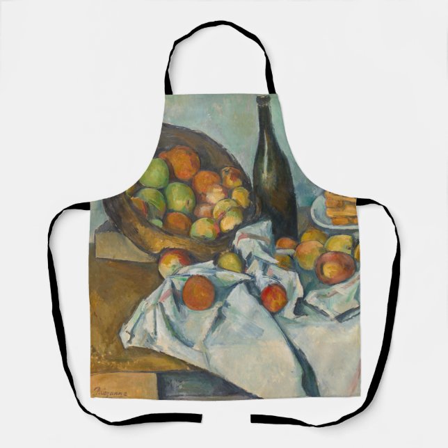 Tablier Paul Cezanne - Le Panier de Pommes (Recto)