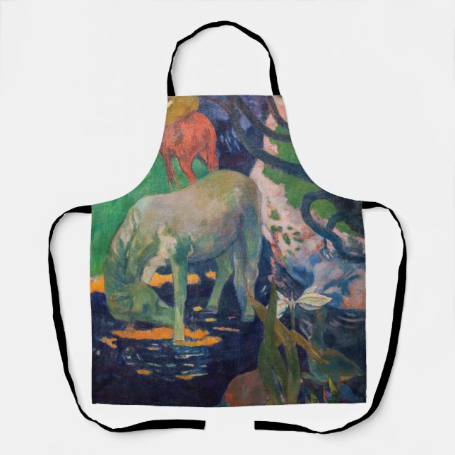 Tablier Paul Gauguin - Le Cheval Blanc (Recto)