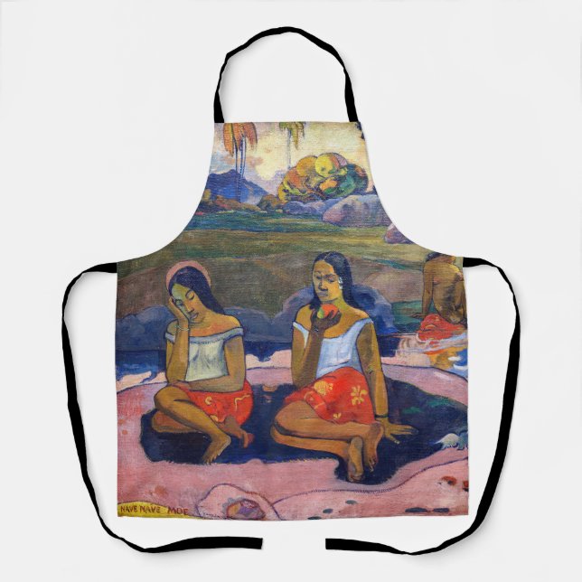 Tablier Paul Gauguin - Source sacrée, Douces Rêves (Recto)