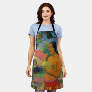 Tablier Paul Gauguin - Une femme tenant un fruit