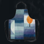 Tablier Paul Klee Abstrait Tree Blue Peinture<br><div class="desc">Peinture moderniste Paul Klee - Cette peinture abstraite bleue est appelée "Le Porte-monnaie d'automne" par l'artiste abstrait Paul Klee. Originaire de Yale University Art Gallery.</div>