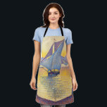 Tablier Paul Signac - Le Port au coucher du soleil, Opus 2<br><div class="desc">Le Port au coucher du soleil,  Opus 236 (Saint-Tropez) / Le Port au soleil couchant,  Opus 236 (Saint-Tropez) - Paul Signac,  Huile sur toile,  1892</div>