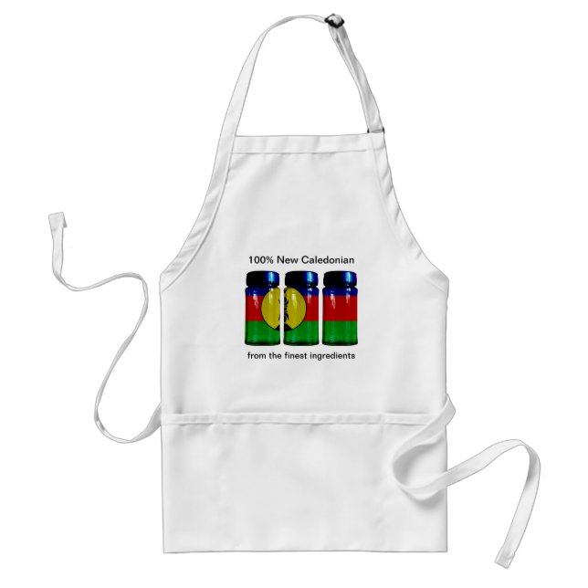 Tablier Pavillon de Nouvelle-Calédonie Pots d'épices Apron (Devant)