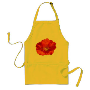 Tablier Pavot rouge de l'Alaska Fleur colorée
