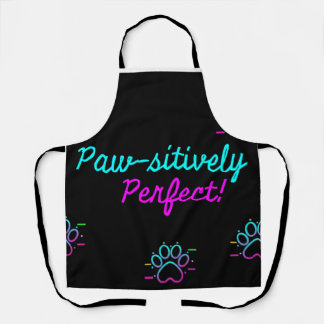 Tablier Paw-some Apron pour Amoureux de les chiens