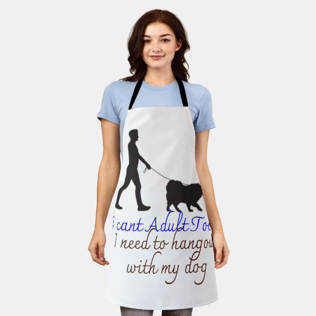 Tablier Paw-some Apron pour Amoureux de les chiens (Porté)