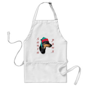 Tablier Paws de Manchester Terrier Père Noël