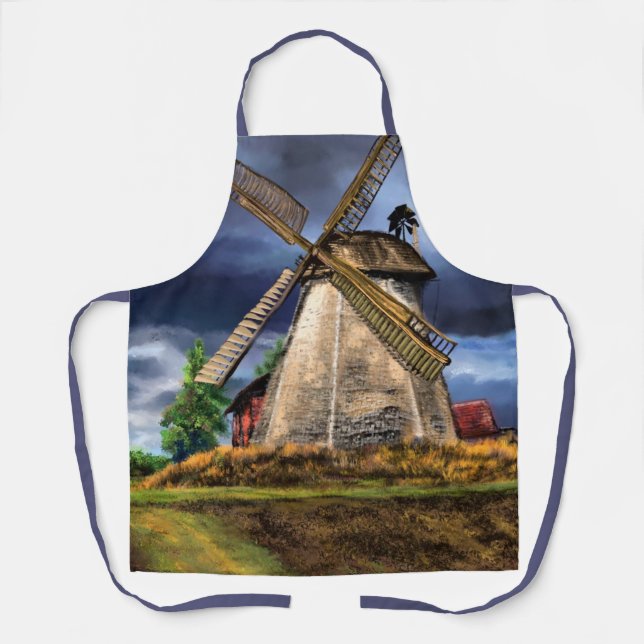 Tablier Pays-Bas Windmill Apron (Recto)