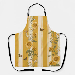 Tablier Pays de la Reine des Tournesols Papillon Monarque