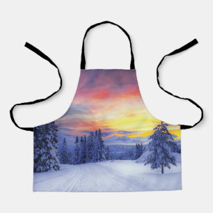 Tablier Paysage hivernal