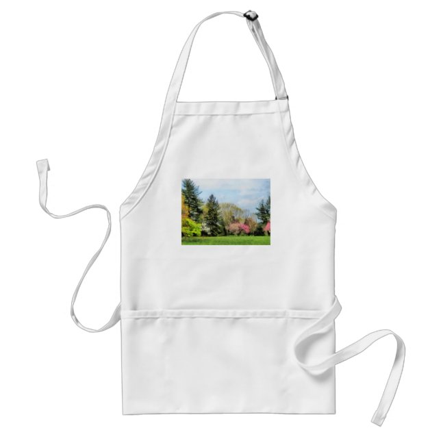 Tablier Paysage printanier (Devant)