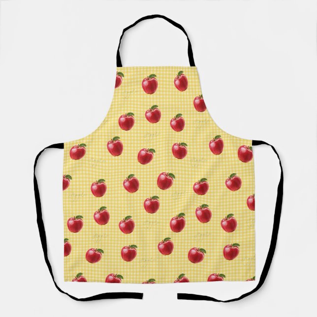 Tablier Peachify Pommes Gingham (Recto)