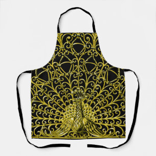 Tablier Peacock Gold Art Nouveau